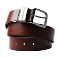 Tan - Front - Lambretta Leather Lined Belt