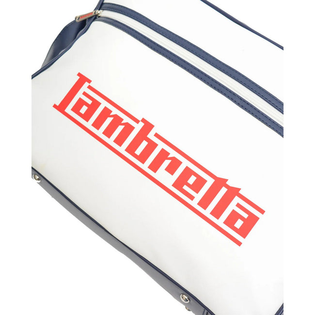 Navy-White - Side - Lambretta Unisex Adult Logo Cabin Bag
