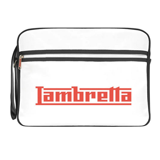 Black-White - Front - Lambretta Unisex Adult Logo Cabin Bag