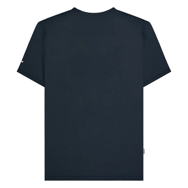 Navy - Back - Lambretta Mens Scooter Branded T-Shirt
