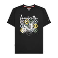 Black - Front - Lambretta Mens Scooter Branded T-Shirt