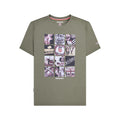 Khaki Green - Front - Lambretta Mens SS24 Photo Print T-Shirt