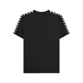 Black - Back - Lambretta Mens Two Tone Taped T-Shirt