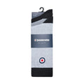 Black-Charcoal-Grey - Back - Lambretta Mens Paisley Socks (Pack of 3)