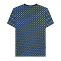 Navy-Basil - Back - Lambretta Mens SS25 Geometric T-Shirt