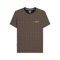 Black-Gold - Front - Lambretta Mens SS25 Geometric T-Shirt