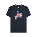 Navy - Front - Lambretta Mens SS25 Scooter T-Shirt