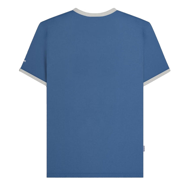 Moonlight Ocean - Back - Lambretta Mens Target Ringer T-Shirt