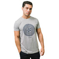 Ultimate Grey - Side - Lambretta Mens Chevron Target T-Shirt
