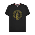 Black-Gold - Front - Lambretta Mens Northern Soul T-Shirt