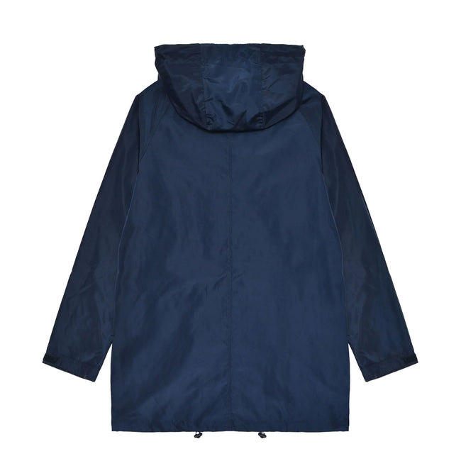 Navy - Back - Lambretta Mens Heaton Hooded Jacket