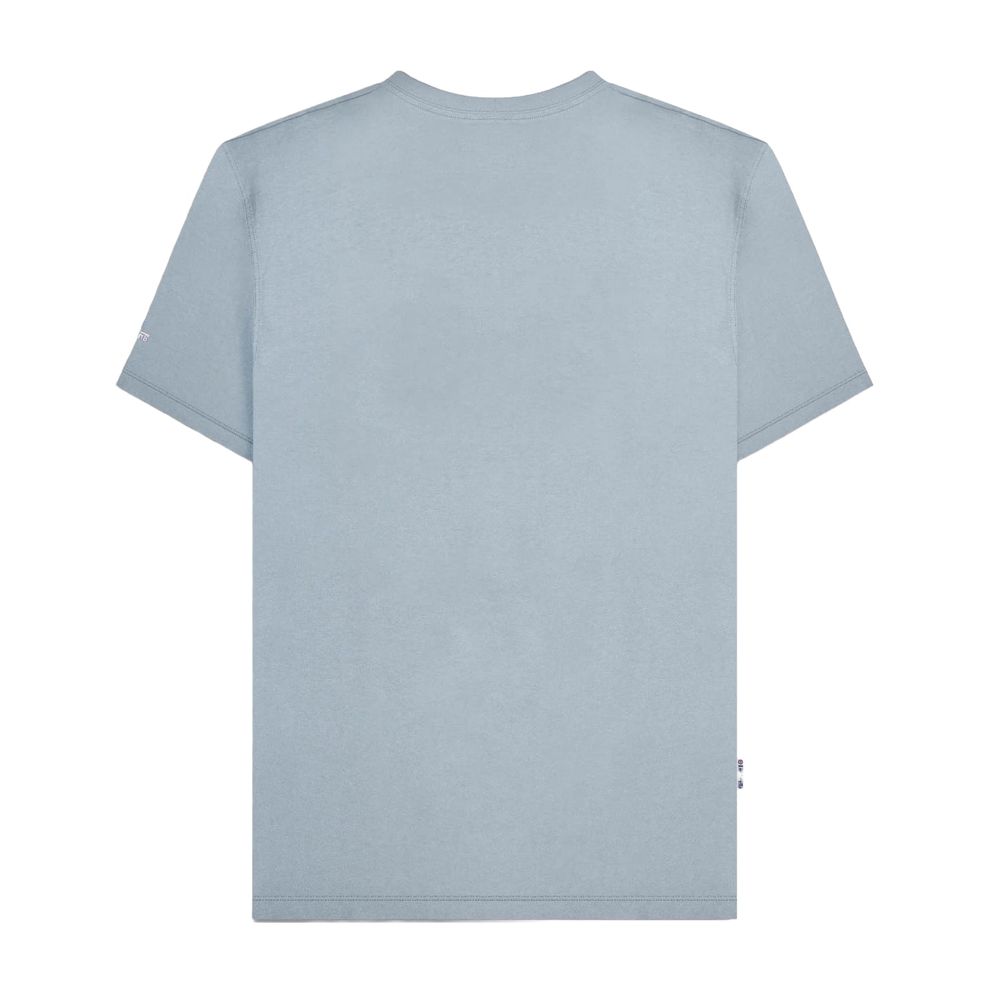Dusky Blue - Back - Lambretta Mens SS25 Geometric T-Shirt