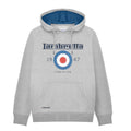 Grey Marl - Front - Lambretta Mens AW24 Target Hoodie