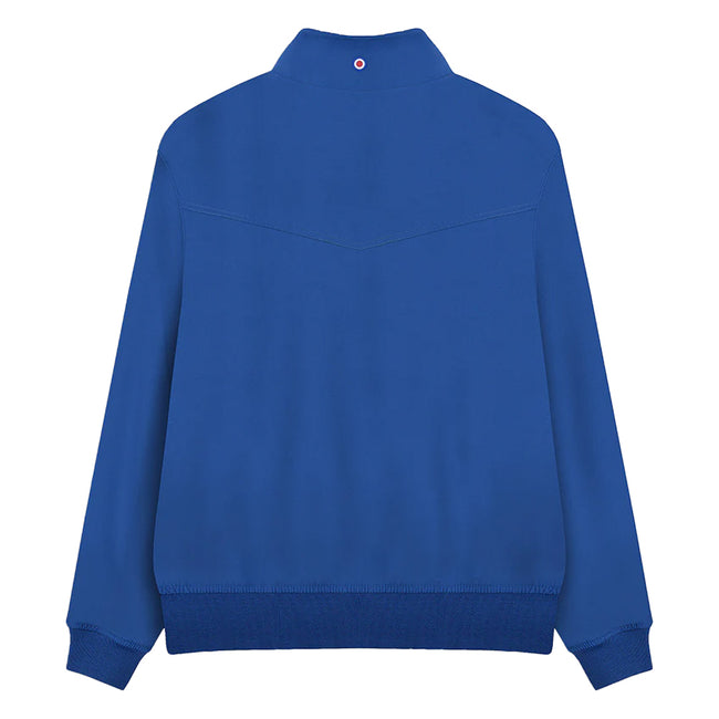 Royal Blue - Back - Lambretta Mens Shower Resistant Harrington Jacket