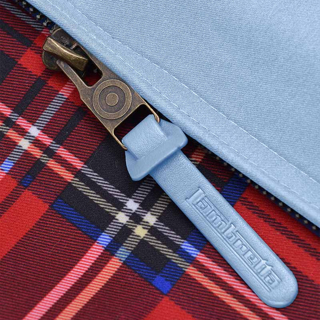 Powder Blue - Side - Lambretta Mens Shower Resistant Harrington Jacket