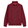 Burgundy - Front - Lambretta Mens Shower Resistant Harrington Jacket