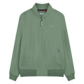 Green - Front - Lambretta Mens Shower Resistant Harrington Jacket