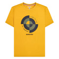 Gold - Front - Lambretta Mens Target Quadrant T-Shirt
