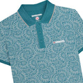 Gulf Coast - Side - Lambretta Mens AW24 Paisley Tonal Polo Shirt