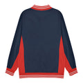 Navy-Red-White - Back - Lambretta Mens Vintage Track Jacket