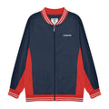 Navy-Red-White - Front - Lambretta Mens Vintage Track Jacket