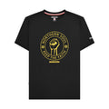 Black-Gold - Front - Lambretta Mens Northern Soul Big & Tall T-Shirt