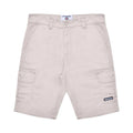 Oatmeal - Front - Lambretta Mens SS24 Cargo Shorts
