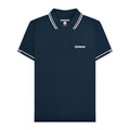 Navy - Front - Lambretta Mens SS25 Branded Sleeve Polo Shirt