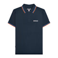 Navy-Blue - Front - Lambretta Mens SS25 Twin Tip Polo Shirt