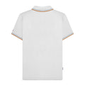 White-Sky - Back - Lambretta Mens SS25 Twin Tip Polo Shirt