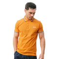 Orange-Sky - Side - Lambretta Mens SS25 Twin Tip Polo Shirt