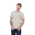 Wood Ash - Side - Lambretta Mens SS25 Twin Tip Polo Shirt