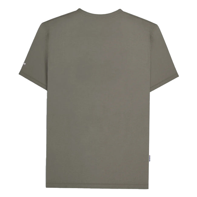 Granite - Back - Lambretta Mens SS25 Racing Stripe T-Shirt