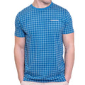 Vallarta Blue - Side - Lambretta Mens SS24 Geometric All-Over Print T-Shirt