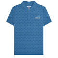 Dark Blue-Navy - Front - Lambretta Mens Premium AW24 Target Polo Shirt