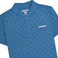 Dark Blue-Navy - Side - Lambretta Mens Premium Target All-Over Print Big & Tall Polo Shirt