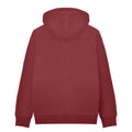 Burgundy - Back - Lambretta Mens AW24 Contrast Target Hoodie