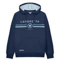 Navy - Front - Lambretta Mens AW24 Contrast Target Hoodie