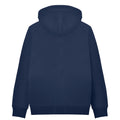 Navy - Back - Lambretta Mens AW24 Contrast Target Hoodie