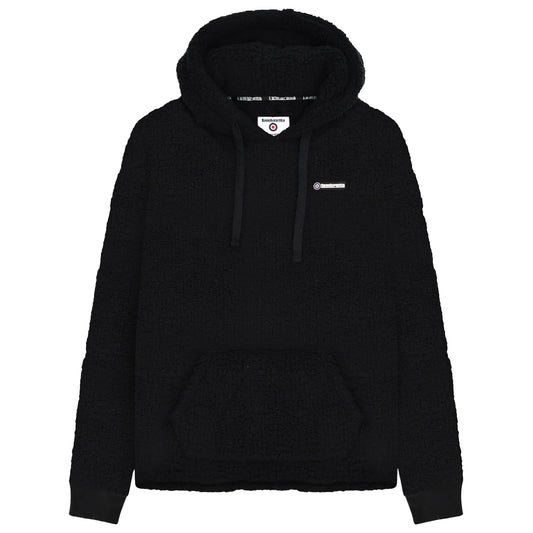 Black - Front - Lambretta Mens Borg Hoodie
