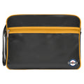 Black-Mustard - Front - Lambretta Unisex Adult Retro Bag