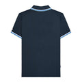 Navy - Back - Lambretta Mens SS25 Triple Tipped Polo Shirt