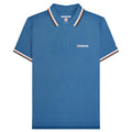 Dark Blue - Front - Lambretta Mens SS25 Triple Tipped Polo Shirt