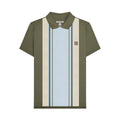 Khaki Green - Front - Lambretta Mens SS25 Classic Polo Shirt