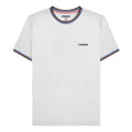 White-Navy-Tobacco-Royal Blue - Front - Lambretta Mens SS25 Triple Tipped Pique T-Shirt