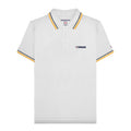 White-Black - Front - Lambretta Mens SS25 Twin Tip Polo Shirt
