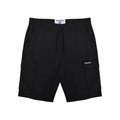 Black - Front - Lambretta Mens Utility SS25 Cargo Shorts