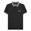 Black - Front - Lambretta Mens SS25 Two Tone Big & Tall Polo Shirt