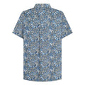 White-Blue - Back - Lambretta Mens SS25 Paisley Shirt