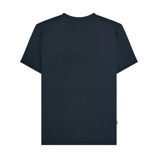 Navy - Back - Lambretta Mens Union Jack T-Shirt